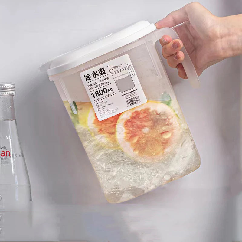 Cold Water Kettle with Faucet Beverage Dispenser 3.5L Water Jug Lemonade Juice Container Water Pitcher for Refrigerator Kitchen