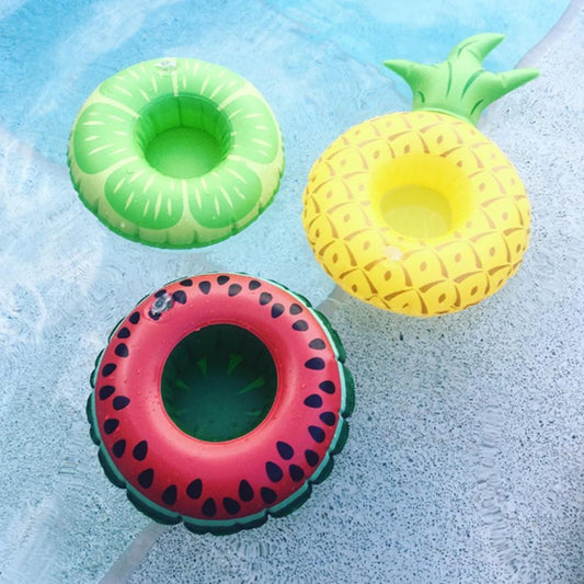 1Pcs Pool Party Party Decoration Pool Floaties Inflatable Cup Coasters Swimming Pool Float Inflatable Drink Holders Drink Floats