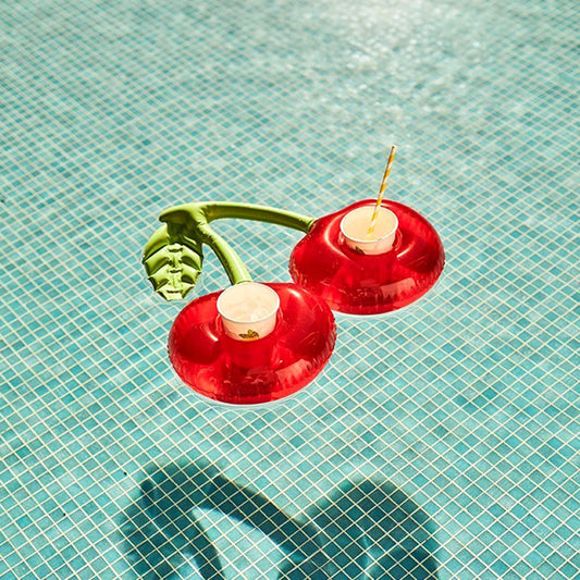 1Pcs Pool Party Party Decoration Pool Floaties Inflatable Cup Coasters Swimming Pool Float Inflatable Drink Holders Drink Floats