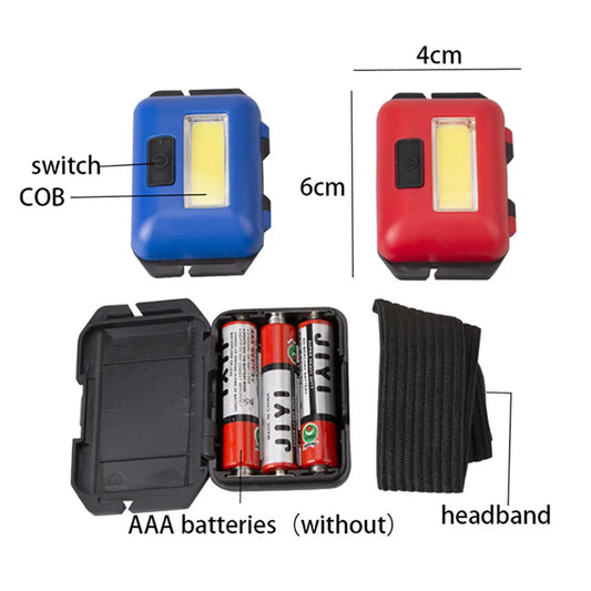 Mini COB Waterproof LED Headlamp