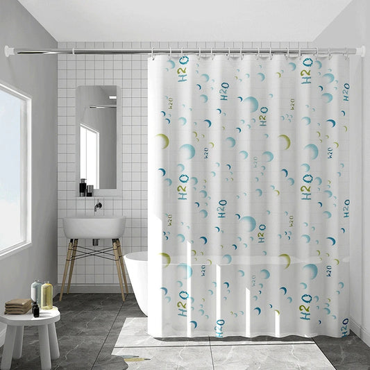 🚿🌿 MoldGuard™ PEVA Shower Curtain – Extra Long