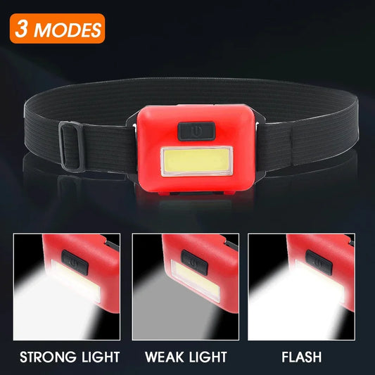 Mini COB Waterproof LED Headlamp