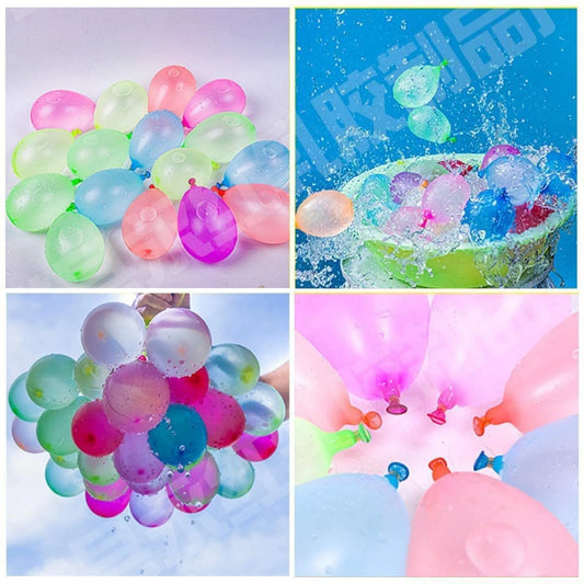 Water Filler Kit Water Fight Easy-to-Use Balloon Inflator Comes with 100 Water Balloons for Outdoor Fun Large Capacity