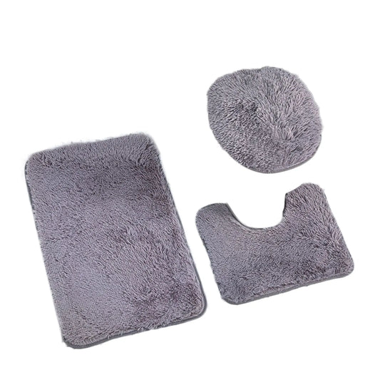 🛁✨ FluffEase™ 3-Piece Bathroom Mat Set