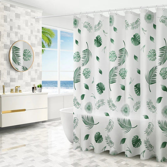 🚿🌿 MoldGuard™ PEVA Shower Curtain – Extra Long