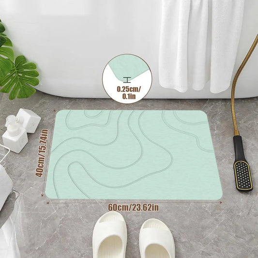 🪨💧 AquaStone™ Diatomite Bath Mat