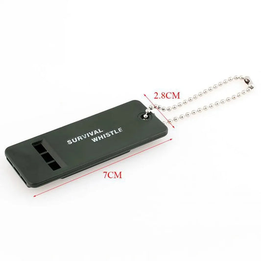 2/5pcs 3-frequency Survival Whistle Outdoor High Decibel Survival Whistle for Hiking, Camping, Hunting Light-weight Whistle