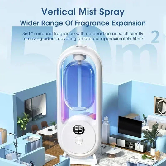 Automatic Aroma Diffuser & Air Freshener – Essential Oil Nebulizer