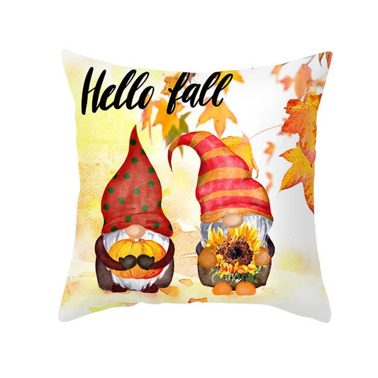 Autumn Maple Leaf Pillow
