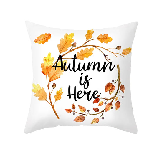 Autumn Maple Leaf Pillow