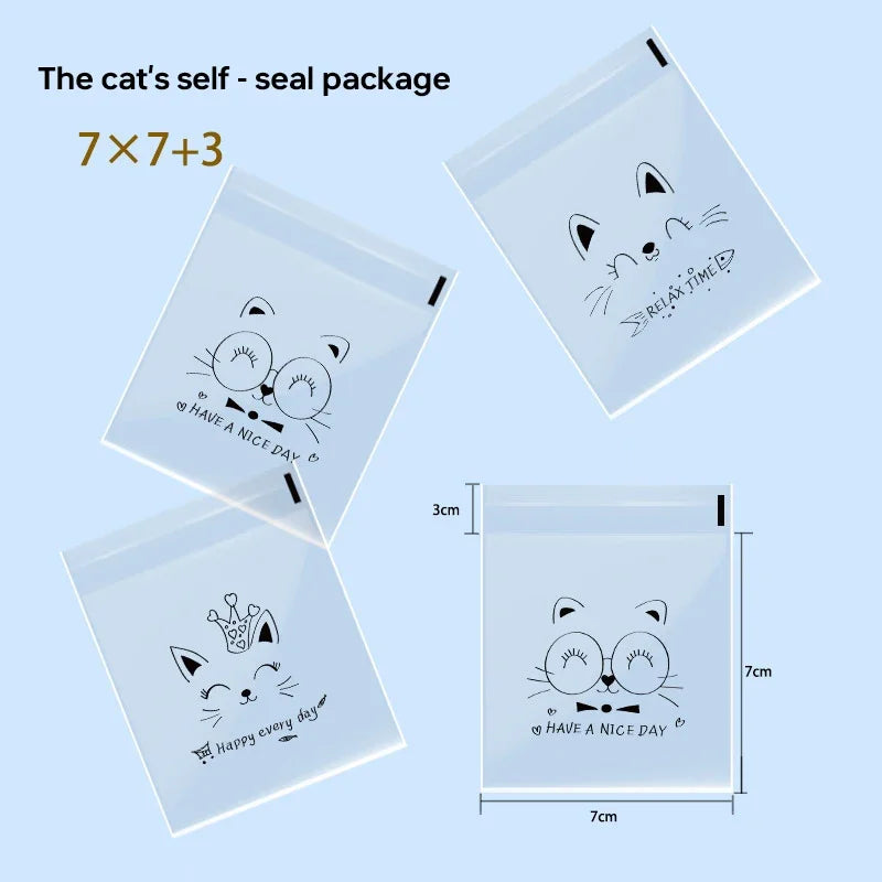 100Pcs Bags To Pack Products Bread Bag Sandwich Bag Packaging Bags Cookie Sandwich Bag Plastic Bags