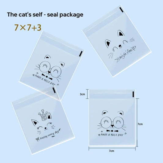 100Pcs Bags To Pack Products Bread Bag Sandwich Bag Packaging Bags Cookie Sandwich Bag Plastic Bags