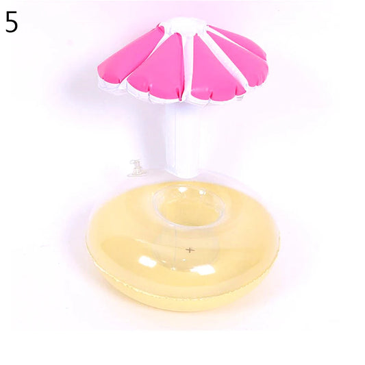 1Pcs Pool Party Party Decoration Pool Floaties Inflatable Cup Coasters Swimming Pool Float Inflatable Drink Holders Drink Floats