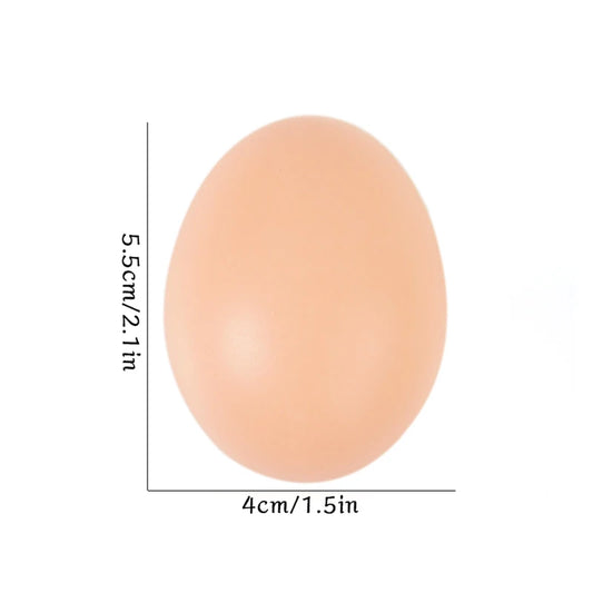 20/10Pcs Plastic Fake Eggs Kids Easter Party Gift Toys DIY Painting Craft Home Decoration Hen Hatching Nest Eggs Basket Filler