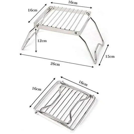 🔥 Mini Folding BBQ Rack