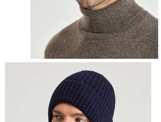 Men Women Winter Warm Plush Knitted Snow Fashion Hat Unisex New Outdoor Coldproof Ear Protection Wool Caps Snowflake logo