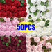 Artificial Foam Rose Flowers with Stems – 5 to 50 pcs