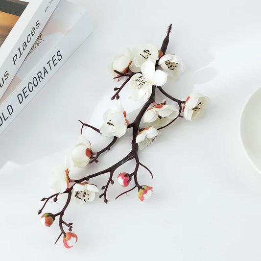 Artificial Plum Blossom Bonsai – Silk Sakura Tree for Home Decoration