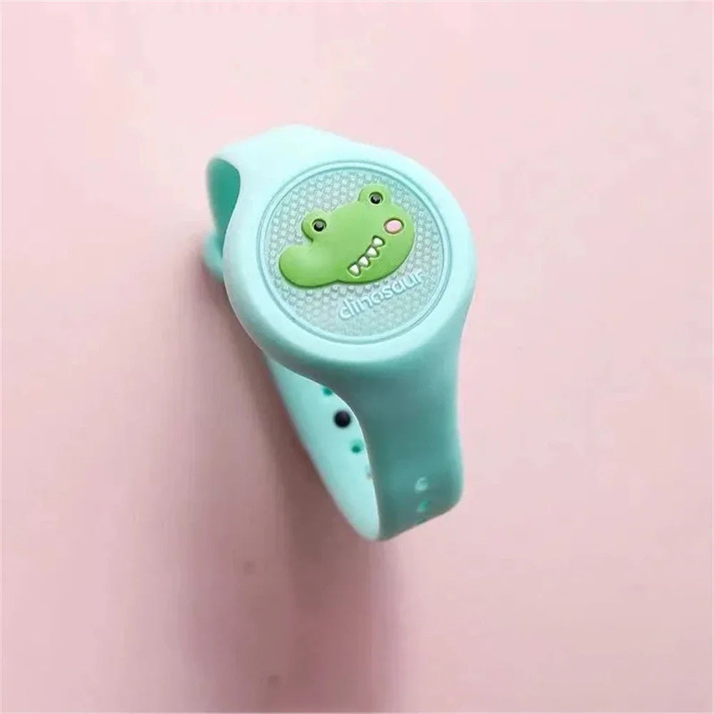 Luminous Mosquito Repellent Bracelet Waterproof Silicone Kids Anti-Mosquito Insect Watch Outdoor Mosquito Repellent Wristband