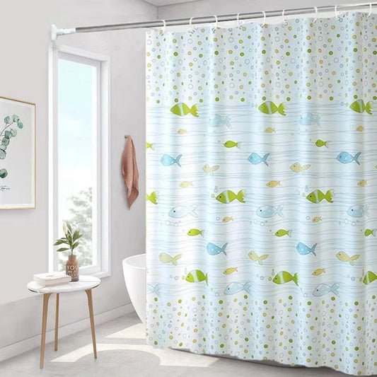 🚿🌿 MoldGuard™ PEVA Shower Curtain – Extra Long