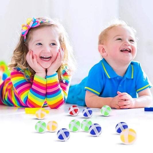 30pcs Children's Dart Velcro Sticky Ball Sticky Ball Dart Game Interactive Accessories Home School Children Outdoor happy-time