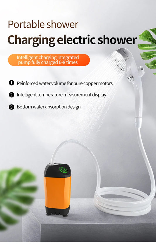 🚿 Rechargeable Outdoor Shower Pump