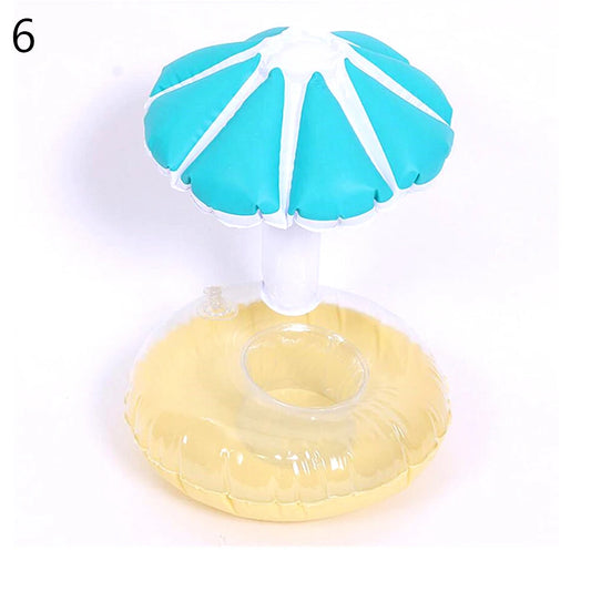1Pcs Pool Party Party Decoration Pool Floaties Inflatable Cup Coasters Swimming Pool Float Inflatable Drink Holders Drink Floats