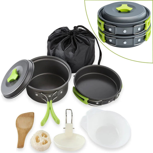 Backpacker’s Portable Camping Cookware Set