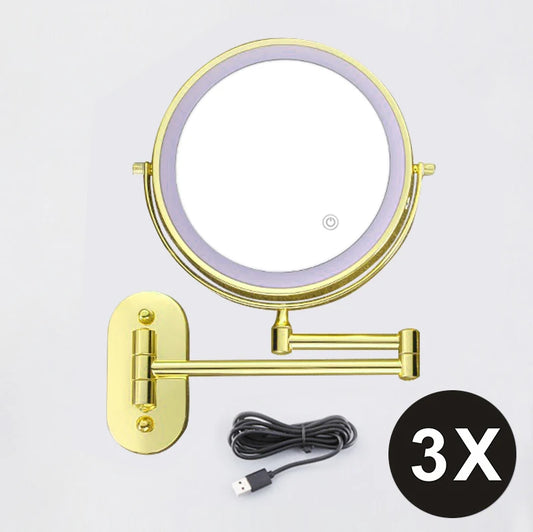 💄 GlamGlow™ Smart Makeup Mirror – 8"