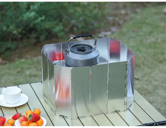 Aluminum Windproof Gas Stove Shield
