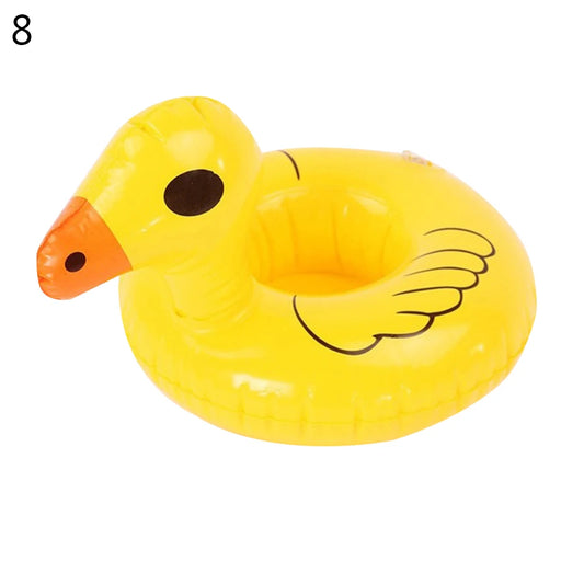 1Pcs Pool Party Party Decoration Pool Floaties Inflatable Cup Coasters Swimming Pool Float Inflatable Drink Holders Drink Floats