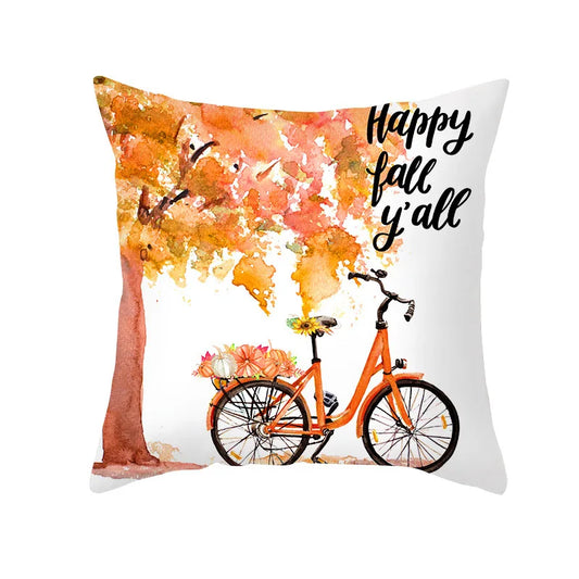 Autumn Maple Leaf Pillow