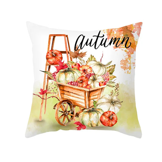 Autumn Maple Leaf Pillow