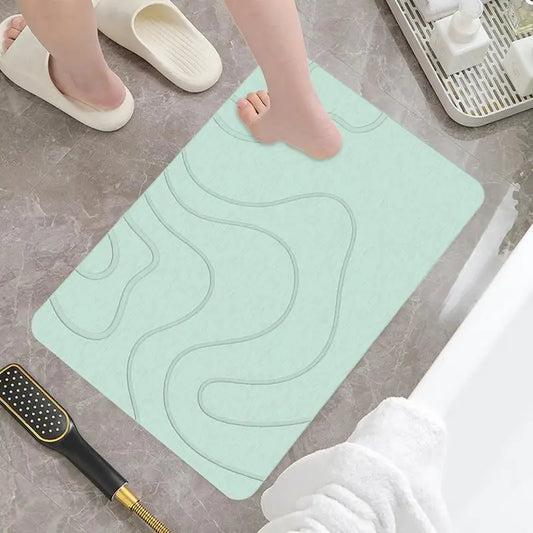 🪨💧 AquaStone™ Diatomite Bath Mat