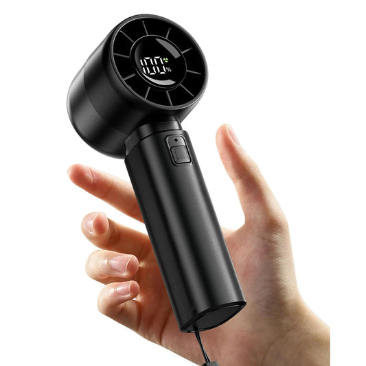 coldSky Portable Handheld Fan – 4000mAh, 5-Speed Mini Fan with LED Display