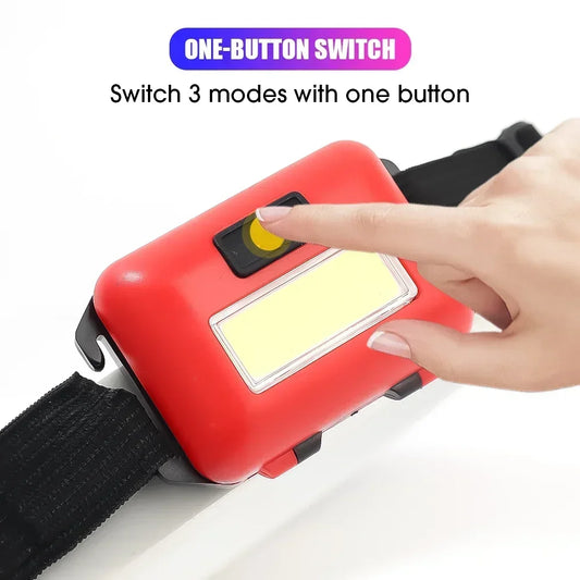 Mini COB Waterproof LED Headlamp