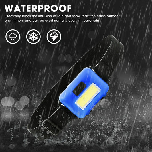 Mini COB Waterproof LED Headlamp