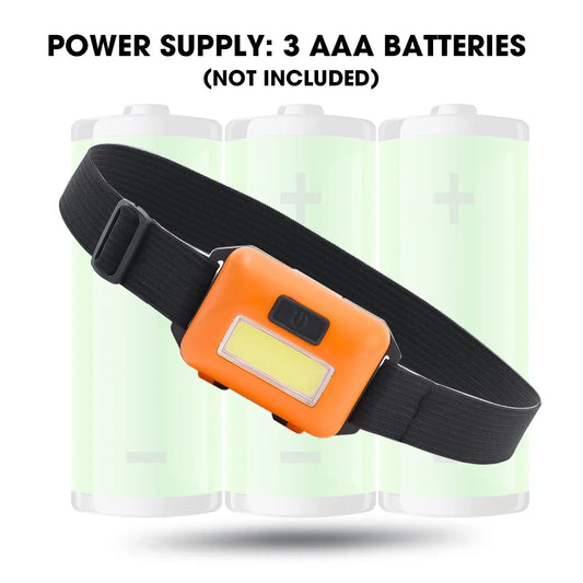 Mini COB Waterproof LED Headlamp