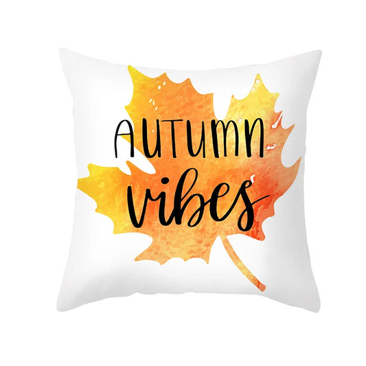 Autumn Maple Leaf Pillow