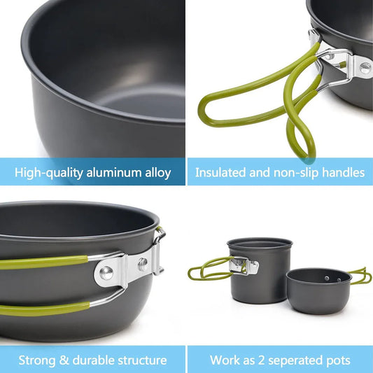 🍲 Ultralight Camping Cookware Set