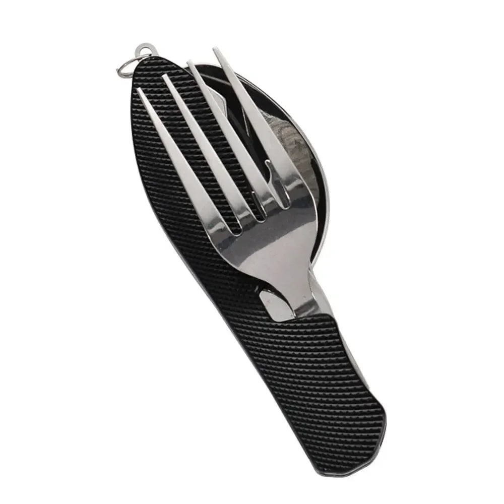 🍴 4-in-1 Folding Cutlery Set