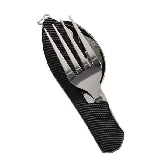 🍴 4-in-1 Folding Cutlery Set