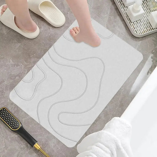 🪨💧 AquaStone™ Diatomite Bath Mat