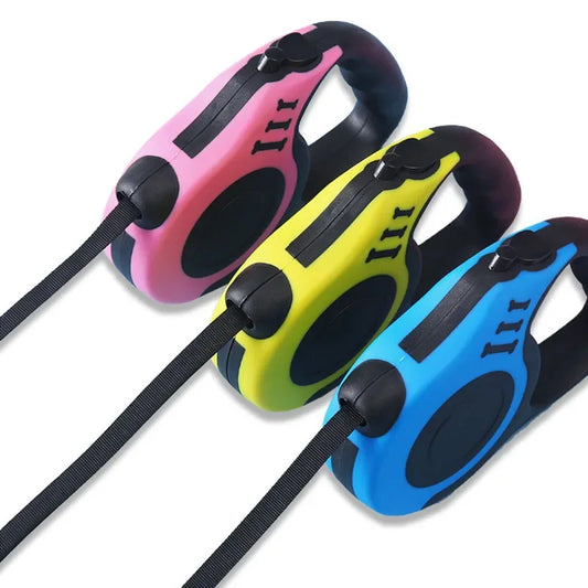 🐕🎽 FlexiPaw™ Retractable Dog Leash (3M/5M)