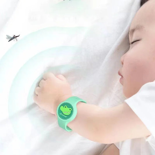 Luminous Mosquito Repellent Bracelet Waterproof Silicone Kids Anti-Mosquito Insect Watch Outdoor Mosquito Repellent Wristband