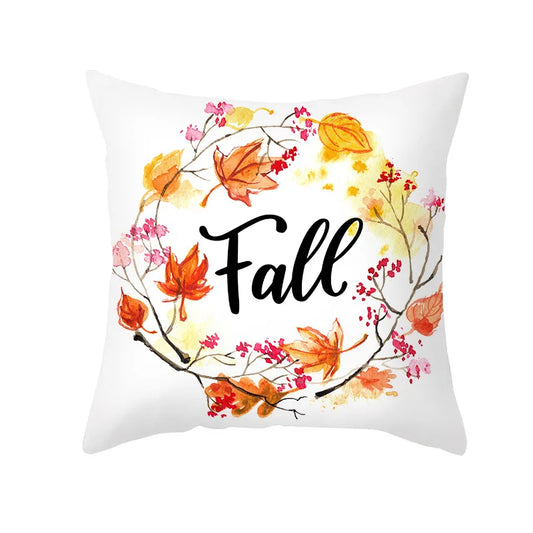 Autumn Maple Leaf Pillow