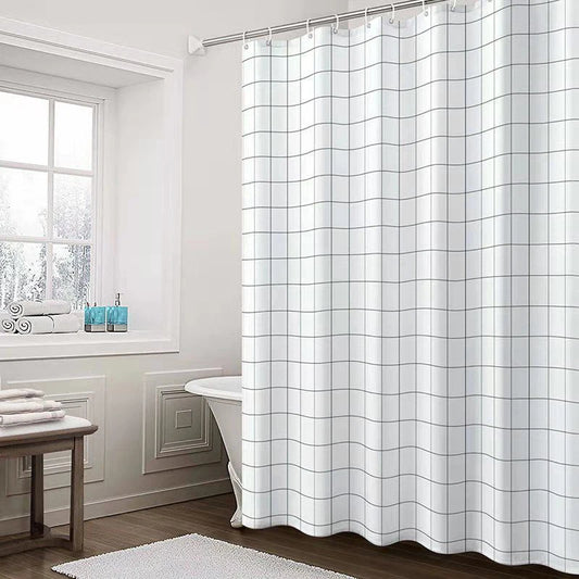 🚿🌿 MoldGuard™ PEVA Shower Curtain – Extra Long