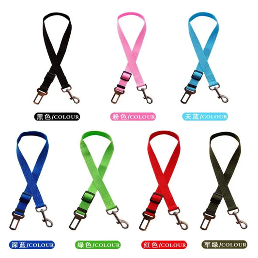 🚗🐾 SafeRide™ Adjustable Pet Car Seat Belt