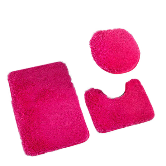 🛁✨ FluffEase™ 3-Piece Bathroom Mat Set