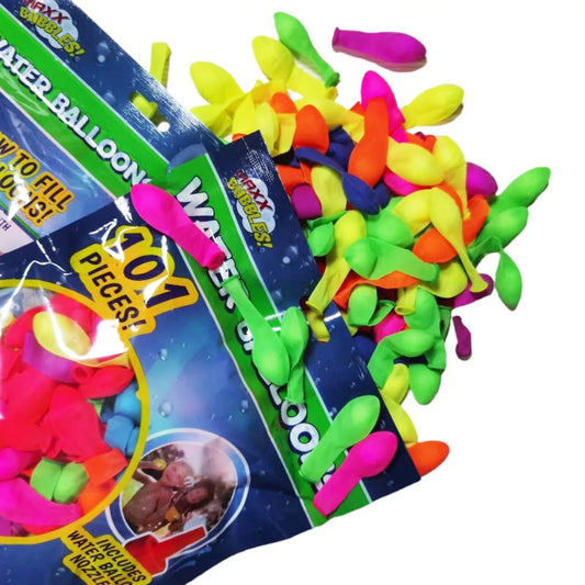 Water Filler Kit Water Fight Easy-to-Use Balloon Inflator Comes with 100 Water Balloons for Outdoor Fun Large Capacity